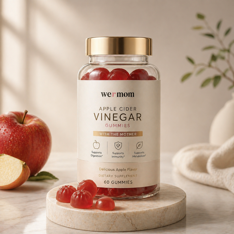 Daily ACV Glow: All-in-One Postpartum Gummies